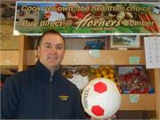 Garth Horner  Horners Farm Shop Match Ball